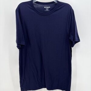 Men's Papi Essentials Cotton Blend Crew Neck‎ T-Shirt  Navy